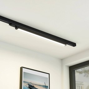 Arcchio LED a binario, nero, 69 cm, 4.000 K Harlow, Nero, Studio / Ufficio, Alluminio, Moderno