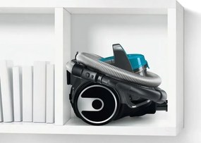 Bosch - BGS05X240 Aspirapolvere a Traino Senza Sacco con Filtro Igienico PureAir, Design Compatto, Potente, Turchese