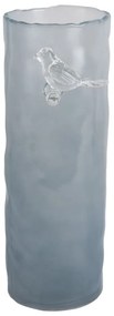 Vaso blu in vetro (altezza totale 27 cm) Bird On Branch – PT LIVING