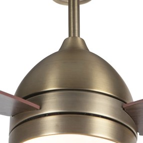 Ventilatore da soffitto bronzo 96 cm con telecomando - Rotar