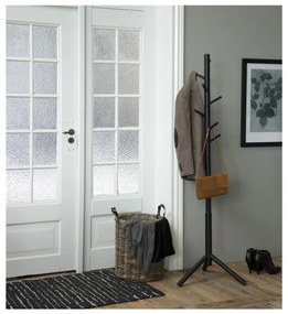 Gancio in gomma nera per legno Bremen - Actona