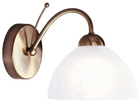 Applique Contemporanea Milanese Acciaio Adjustable Vetro 1 Luce E14