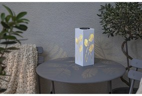 Decorazione a luce solare LED in metallo bianco Albaleaf - Star Trading