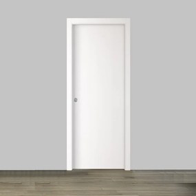 Porta interna scorrevole Hope in MDF colore bianco, L 80 x H 210 cm, apertura reversibile