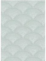 Cole & Son Carta da parati Feather Fan Icons - Seafoam