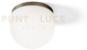 Domu applique da parete o soffitto in bronzo vetro bianco 1 luce d....