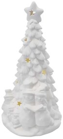Alberello natalizio a LED, 2xAA, bianco caldo