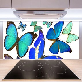 Pannello paraschizzi cucina Farfalle della natura 100x50 cm