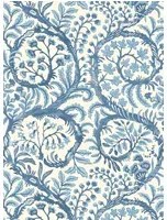 Josephine Munsey Tapete Butterrow - Bright Blue and White