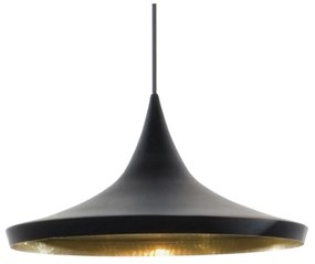 Tom Dixon - Beat Light Wide Lampada LED a Sospensione Nero Tom Dixon