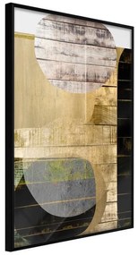 Poster  Sunny Living Room  Cornice Quadri Cornice nera, Larghezza x Altezza Home decor 30x45