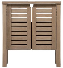 Copri colonna Talix in mdf rovere naturale 1 ante L 60 x H 65 x P 33 cm