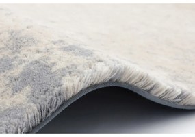 Tappeto in lana grigio crema 120x180 cm Bran - Agnella