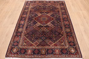 Kashan Tappeto 140x210 (Iran) Annodato A Mano