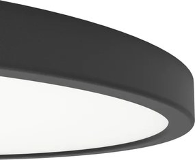 Eglo 901301-LED Plafoniera FUEVA LED/17W/230V 2700/4000/6500K Ø 38,9 cm nera