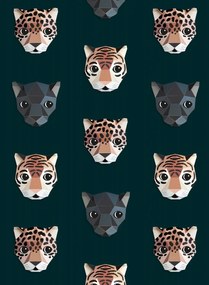 Studio Ditte Tapete Panthera - Dark