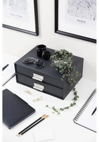 Cassetto portadocumenti a 2 livelli grigio scuro , 33 x 22,5 cm Birger - Bigso Box of Sweden