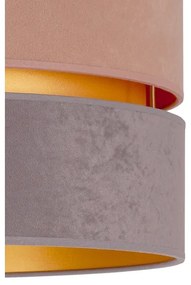 Duolla - Lampadario a sospensione con filo DUO 1xE27/15W/230V diametro 40 cm beige-grigio