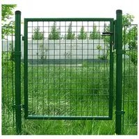 Cancello verde battente singolo giardino proland 100x100 cm