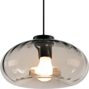 Osram - Lampada a sospensione con cavo DECOR SMOKE 1xE27/12W/230V Ø 28 cm nero/grigio fumé