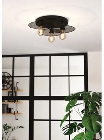 Eglo 43728 - Plafoniera IKESTON 3xE27/40W/230V