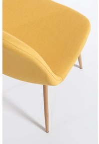 Set di 2 sedie da pranzo gialle Lissy - Bonami Essentials