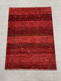 Loribaft Tappeto persiano 60 x 90 Rosso (Iran) Annodato A Mano