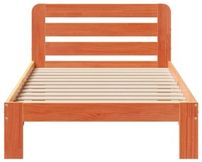 Letto senza materasso marrone cera 90x200 cm legno di pino