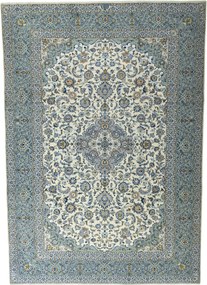 Kashan Tappeto persiano 280x400 Beige (Iran) Annodato A Mano