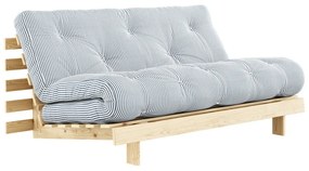 Divano letto bianco/azzurro 160 cm Roots - Karup Design