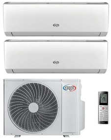 Condizionatore a muro multisplit inverter ARGO ARGO DUAL 18 DCI R32 9 + 12 18000 BTU classe raffreddamento A++, classe di riscaldamento A+, bianco