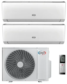 Condizionatore a muro multisplit inverter ARGO ARGO DUAL 18 DCI R32 9 + 12 18000 BTU classe raffreddamento A++, classe di riscaldamento A+, bianco