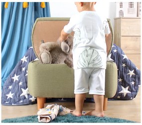 Pouf per bambini verde chiaro Moouv - Artie