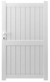 Cancelletto GARDENGATE Matisse bianco in alluminio H 179.6 x L 100 cm