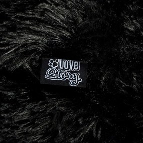 Cuccia nera ø 75 cm - Love Story