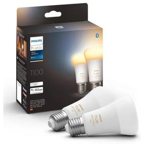 SET 2xLED Lampadina Dimmerabile Philips Hue WHITE AMBIANCE E27/8W/230V 2200-6500K