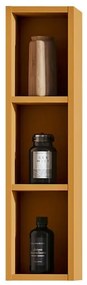 Pensile bagno Opera laccato opaco senape P 17 x L 20 x H 80 cm