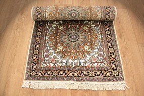 Kashmir Tappeto orientale 80x310 (Indian) Annodato A Mano
