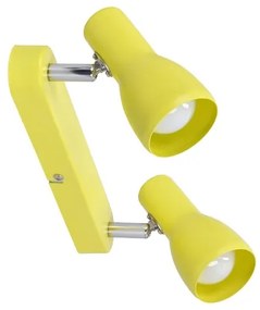 Luce Spot PICARDO 2xE14/40W/230V giallo