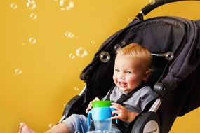 Tazza di apprendimento 360° anti-goccia 250 ml - blu/verde