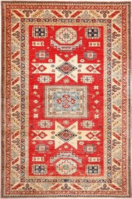 Kazak Tappeto orientale 200x300 Rosso (Pakistan) Annodato A Mano