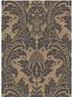 Cole & Son Carta da parati Blake - Black/ Gold