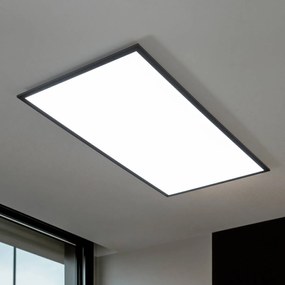 Lindby Pannello LED Nelios, 120 x 60 cm, CCT, nero, metallo Nelios Lindby, dimmerabile, Nero, Cucina, Alluminio, Moderno, Pannello LED