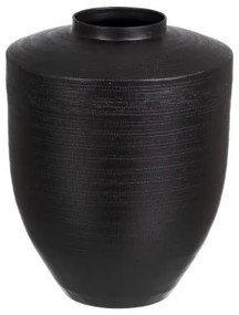 Vaso Nero Alluminio 26,5 x 26,5 x 34,5 cm