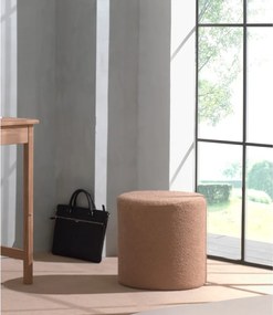 Pouf per bambini marrone con rivestimento in bouclé Forrest – Vipack