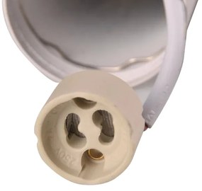 Faretto da parete PARIGI 2xGU10/10W/230V bianco