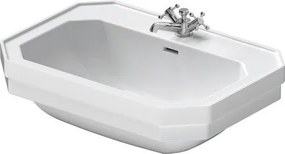 Lavabo 70x50 per colonna Monoforo con Troppo Pieno Bianco Serie 1930 Duravit