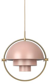 Multi-Lite Lampada a Sospensione Ø36 Ottone/Pink Dust - GUBI