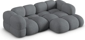 Divano angolare grigio (con penisola a destra/con chaise lounge) Loretto – Cosmopolitan Design