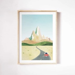 Poster 30x40 cm Patagonia - Travelposter